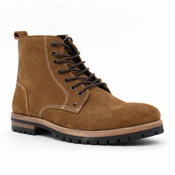 Crevo Other - Crevo Men's Tan Suede Ankle Boots